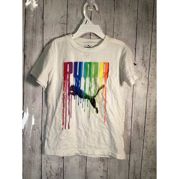 Pre-owned size(6) Buy PUMA Little Boys' Graphic Short Sleeve TShirt - Picture 1 of 4